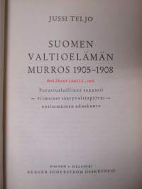 Suomen valtioelämän murros 1905-1908. Perustuslaillinen senaatti - viimeiset säätyvaltiopäivät - ensimmäinen eduskunta