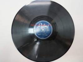 Rytmi VR 6050 Marjatta ja Martti Pokela - Marjaana / Savitaipaleen polkka - Tää kylä ämmät -savikiekkoäänilevy, 78 rpm