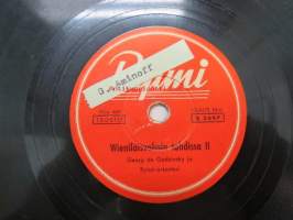 Rytmi B 2097 Georg de Godzinsky ja Rytmi-orkesteri - Wieniläisvalssin tahdissa I / Wieniläisvalssin tahdissa II -savikiekkoäänilevy, 78 rpm