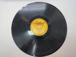 Rytmi R 6183 Matti Louhivuori - Rakkaat kädet / Suopursu -savikiekkoäänilevy, 78 rpm