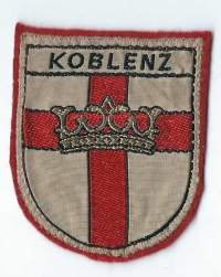 Koblenz - hihamerkki, kangasmerkki