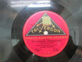 Tri-Ergon TE 5590 Emil Svartström - Yö Nummella / Aurinkoni -savikiekkoäänilevy, 78 rpm