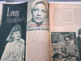 Filmimaailma 1944 nr 6, Kansikuva Thea Weiss, Viktor Staal, Leny Marenbach, Laulava Wien, Kristina Söderbaum, Hertha Mayen, Nukkekoti, ym.