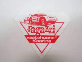 Ragazzi radio controlled racing team / vaatehuone Kaarina -tarra