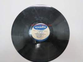 Scandia KS-313 Brita Koivunen - Tällaista on rakkaus / Katinka -savikiekkoäänilevy, 78 rpm