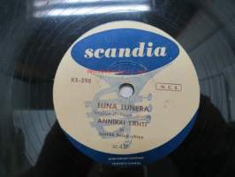 Scandia KS-298 Annikki Tähti - Luna Lunera / Budapestin yössä -savikiekkoäänilevy, 78 rpm