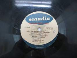 Scandia KS-229 Annikki Tähti - Laulu kahdesta pennistä / Jos sä saisit sydämein -savikiekkoäänilevy, 78 rpm