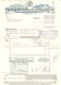 Böhme Fettchemie Geselleschaft Hamburg 1935 - firmalomake