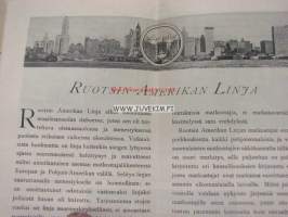 Ruotsin Amerikan Linja matka- ja laivaesite