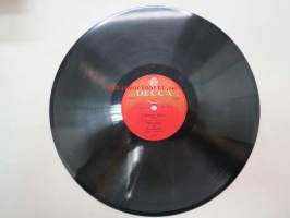 Decca SD 5161 Pikku-Tapani - Olen pikku-urheilija / Sairaalle äidille -savikiekkoäänilevy, 78 rpm