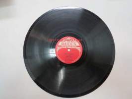 Decca SD 5018 Henry Theel - Viivähdä hetkinen / Kaksi kitaraa -savikiekkoäänilevy, 78 rpm
