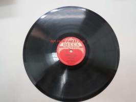 Decca SD 5018 Henry Theel - Viivähdä hetkinen / Kaksi kitaraa -savikiekkoäänilevy, 78 rpm