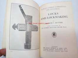 Locks and lockmaking - Pitman´s common commodities and industries -lukot ja niiden valmistaminen, historiallinen katsaus