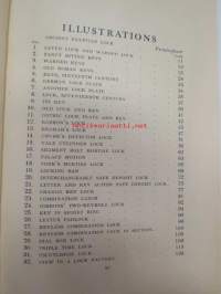 Locks and lockmaking - Pitman´s common commodities and industries -lukot ja niiden valmistaminen, historiallinen katsaus