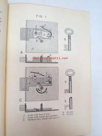 Locks and lockmaking - Pitman´s common commodities and industries -lukot ja niiden valmistaminen, historiallinen katsaus