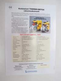 Thermo Betox rakennuskuivurit -myyntiesite