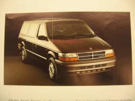 Chrysler Grand Voyager SE 3.3 V6 myyntiesite