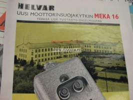 Helvar sähkökojeita -esitekansio