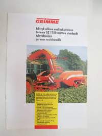 Grimme GZ 1700 perunannostokone -myyntiesite