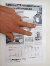 Agrostroj ZTR165, ZTR 185, ZTR 210 lieriöniittokone -myyntiesite