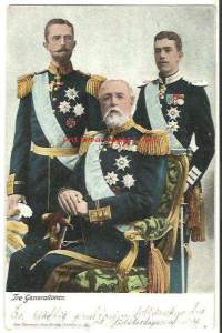 Tre Generationer  -postikortti kulkenut 1903