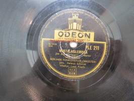 Odeon PLE 211 Berliner Tonkonstler - Palokunta-galoppi / Mustalaisleirissä -savikiekkoäänilevy, 78 rpm