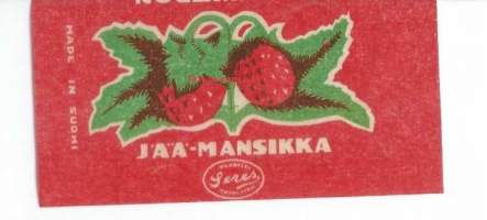 Jää - mansikka  /  makeiskääre