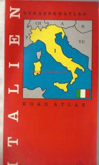 Italien Roadatlas 1960-luku - kartta