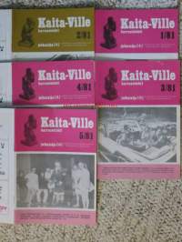 Kaita-Ville harrastuslehti 1-5 / 1981  3 vsk (kaitaelokuva)