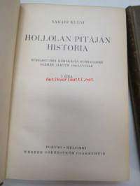 Hollolan pitäjän historia I-II - Muinaisuuden hämärästä kunnallisen elämän alkuun 1860-luvulle ( 2 kirjaa)