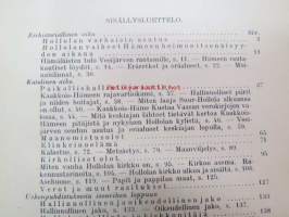 Hollolan pitäjän historia I-II - Muinaisuuden hämärästä kunnallisen elämän alkuun 1860-luvulle ( 2 kirjaa)