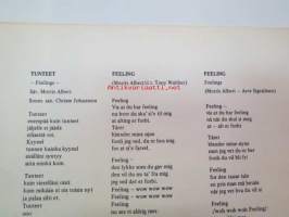 Feelings / känslor -nuotit