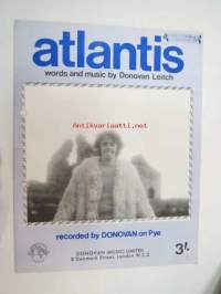 Atlantis - words and music by Donovan Leitsch -nuotit