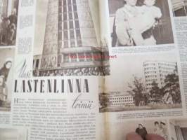 Kotiliesi 1949 nr 3, 1.2.1949, sis. mm. seur. artikkelit / kuvat / mainokset; Fazer kakkukaksoset, ASA-Radio, Mies kodin ja työpaikan välillä, Näin suomalainen