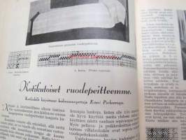 Kotiliesi 1931 nr 4 helmikuu II, 15.2.1931, sis. mm. seur. artikkelit / kuvat / mainokset; Finlayson Victoria Lawn nr 3, Philips Radio, Meidän muistomme ja