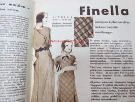 Kotiliesi 1931 nr 19, lokakuu I, 1.10.1931, sis. mm. seur. artikkelit / kuvat / mainokset; Kansikuva E. Muona, Tampella, Rumford, Finlayson Finella, Loviisan Silli,