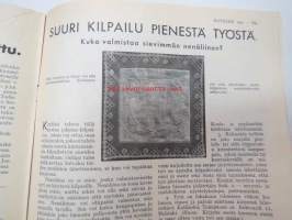 Kotiliesi 1931 nr 19, lokakuu I, 1.10.1931, sis. mm. seur. artikkelit / kuvat / mainokset; Kansikuva E. Muona, Tampella, Rumford, Finlayson Finella, Loviisan Silli,