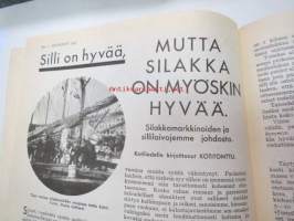 Kotiliesi 1931 nr 19, lokakuu I, 1.10.1931, sis. mm. seur. artikkelit / kuvat / mainokset; Kansikuva E. Muona, Tampella, Rumford, Finlayson Finella, Loviisan Silli,