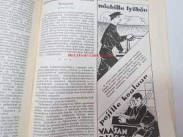 Kotiliesi 1931 nr 19, lokakuu I, 1.10.1931, sis. mm. seur. artikkelit / kuvat / mainokset; Kansikuva E. Muona, Tampella, Rumford, Finlayson Finella, Loviisan Silli,