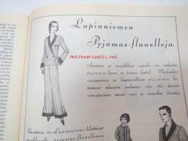 Kotiliesi 1931 nr 19, lokakuu I, 1.10.1931, sis. mm. seur. artikkelit / kuvat / mainokset; Kansikuva E. Muona, Tampella, Rumford, Finlayson Finella, Loviisan Silli,