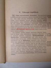 Fysiikan oppikirja oppikoulujen yläluokkia varten - suppeampi laitos, jälkimmäinen osa, valo-oppi, lämpöoppi, sähkö- ja magnetismioppi