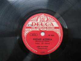 Decca SD 5035 Decca-orkesteri - Kultaa ja hopeaa / Arne Hulpersin viihdeorkesteri - Kuutamo Alsterilla -savikiekkoäänilevy, 78 rpm