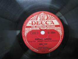 Decca SD 5066 Eero Väre - Tapaaminen / Kohtaus kujassa -savikiekkoäänilevy, 78 rpm