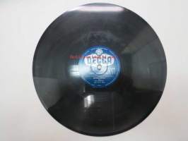 Decca SD 5408 Metro-tytöt - Eipä sovi tango toki kera eskimon / Tupa Kanadassa -savikiekkoäänilevy, 78 rpm