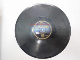 Columbia 13352 Leo Kauppi - Kuuliaiset Kottilassa / Helmi ja Kalle -savikiekkoäänilevy, 78 rpm