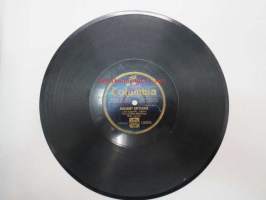 Columbia 13352 Leo Kauppi - Kuuliaiset Kottilassa / Helmi ja Kalle -savikiekkoäänilevy, 78 rpm