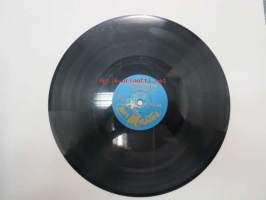 Blue Master BLU 504 Seija Lampila - Kenpä tietäis sen / Uska Dara -savikiekkoäänilevy, 78 rpm