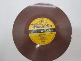 Finlandia Baby PB 4 Mirjam Helin - Enkeli ohjaa / Oravanpesä -savikiekkoäänilevy, 78 rpm