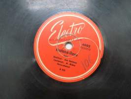 Electro 4002 A. Aimo - Amado mio / Kuutamo-iltana -savikiekkoäänilevy, 78 rpm