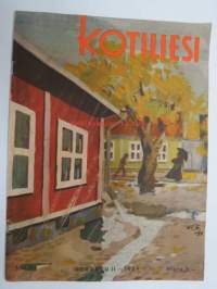 Kotiliesi 1939 nr 20, 15.10.1939, lokakuu II, sis. mm. seur. artikkelit / kuvat / mainokset; Kansikuvitus P. Söderström, Jakkara nuoren tytön huoneeseen